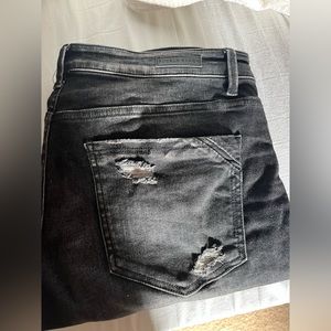 Buckle Black- fit 75 Black distressed skinny jeans